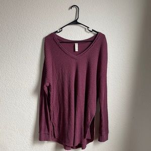 Maroon long sleeve